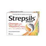 Strepsils Orange & Vitamin C  Lozenges 24's