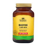 Sunshine Nutrition Biotin 1000 mcg 100 Tablets