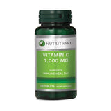 Nutritionl Vitamin C 1000 Mg Pure Ascorbic Acid Tablets 100's
