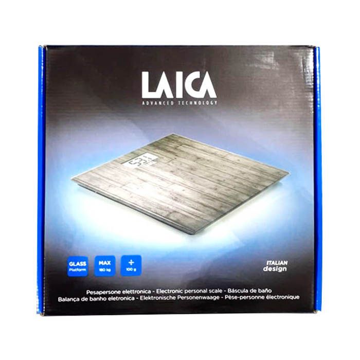 Laica Electronic Personal Scale Brown/Grey